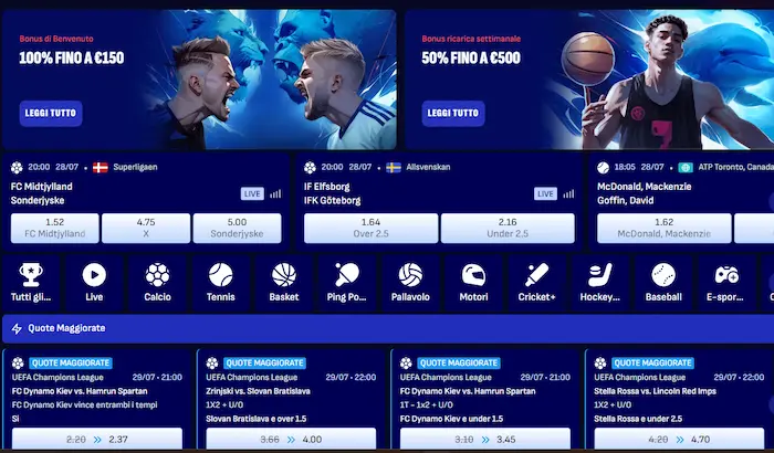 Bankobet Casino Italia sportlive